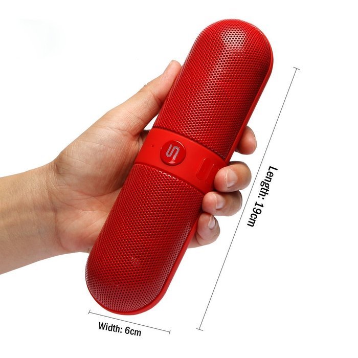 Bluetooth Speakers,Portable Wireless Speaker Build-in Microphone Pill Speaker N8