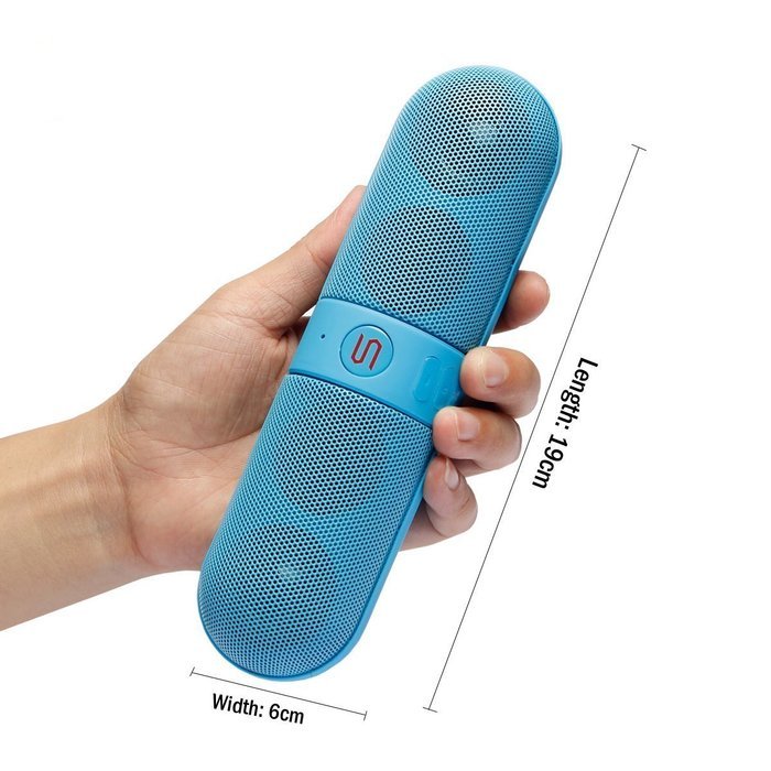Bluetooth Speakers,Portable Wireless Speaker Build-in Microphone Pill Speaker N12