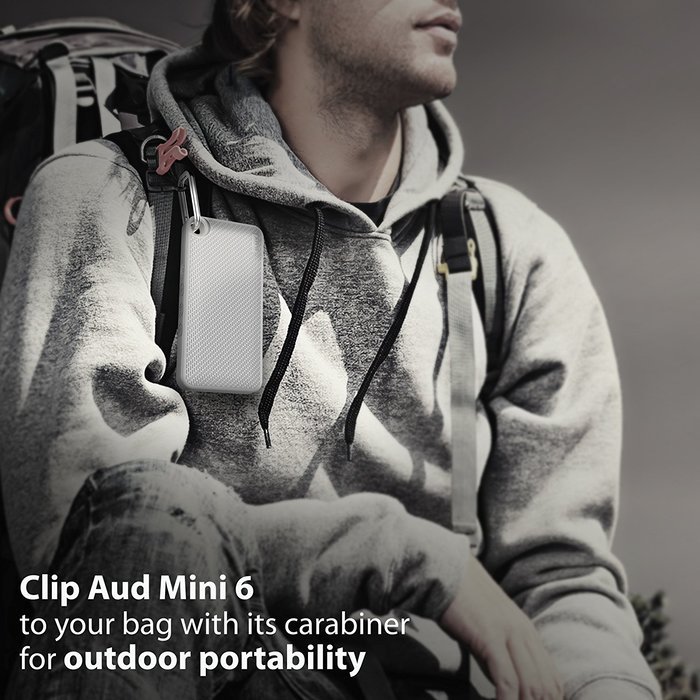 iLuv Aud Mini 6 (AUDMINI6) Slim Portable Weather-Resistant Bluetooth Speaker for iPhone, iPad, and other Smart... N5