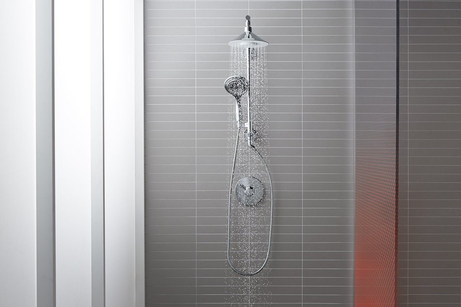 KOHLER K-99105-E-BN MOXIE 2.0 GPM Rainhead with Wireless Speaker, Vibrant Brushed Nickel N3