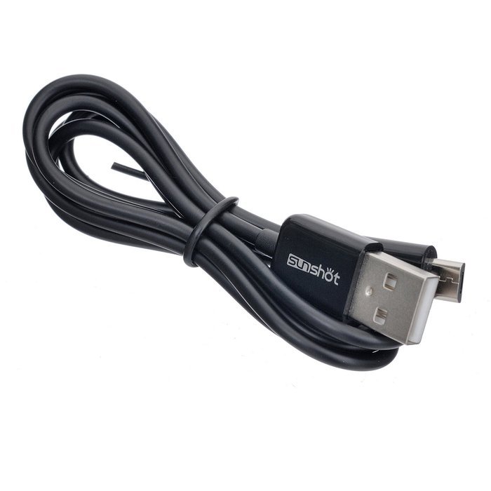 Sunshot 4.9 Feet (1.5M) 3.5MM Universal Male to Male Stereo Audio Cable - Step Down Design Black N5