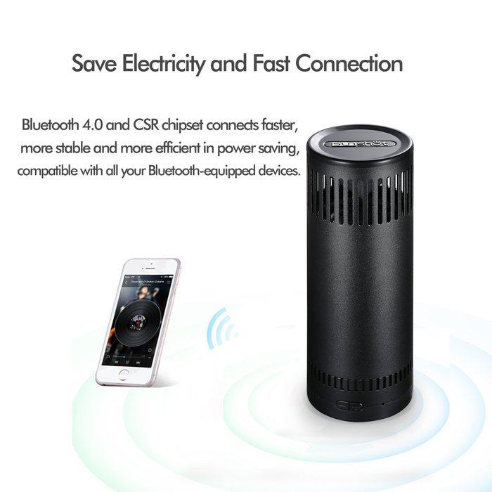Sunshot 4.9 Feet (1.5M) 3.5MM Universal Male to Male Stereo Audio Cable - Step Down Design Black N11