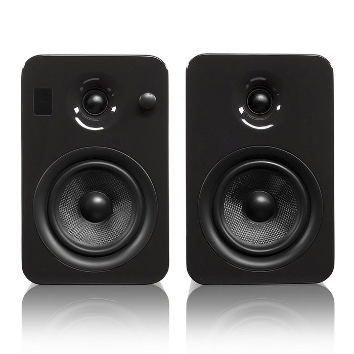 Kanto YUMI Premium Powered Bookshelf Speakers with Wireless Bluetooth 4.0 aptX Technology &ndash; Matte White N19