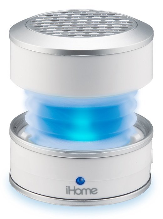 iHome iM59WC Rechargeable Color Changing Mini Speaker (White) N5