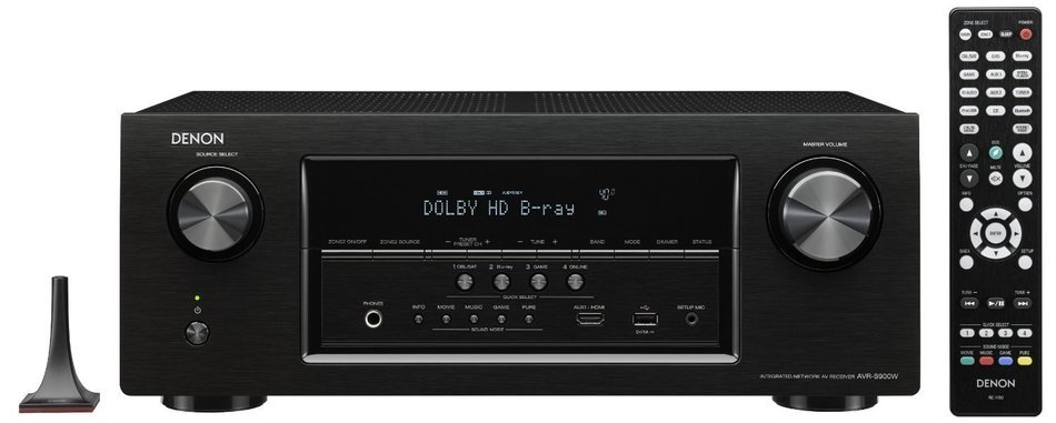 Denon AVR-S900W 7.2 Channel Full 4K Ultra HD A/V Receiver with Bluetooth and Wi-Fi + Klipsch HDT-600 Home Theater... N2