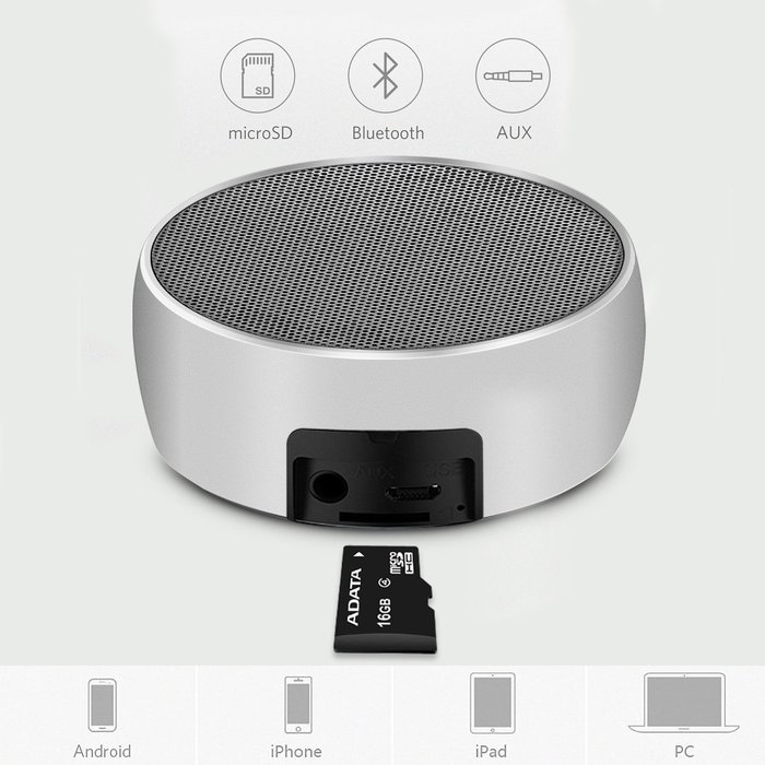Bluetooth Speaker, LERVING Portable Bluetooth Wireless Speaker, Enhanced Bass, Ultra Compact Size, Built-in Microphone... N4