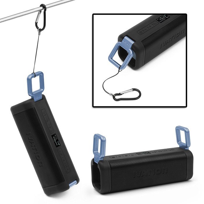 Portable Waterproof Bluetooth Speakers w/ FM Radio & LCD Display, IPX7 Water Resistant & Shockproof - Ultimate... N12