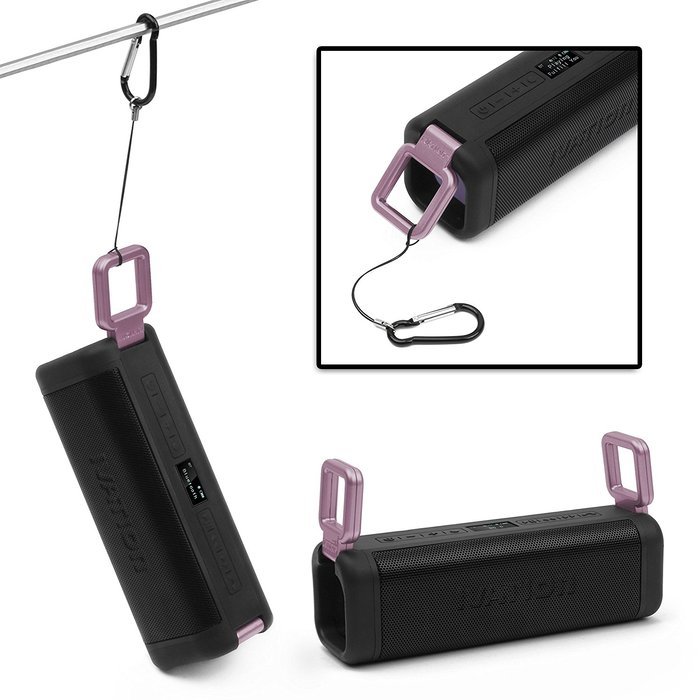 Portable Waterproof Bluetooth Speakers w/ FM Radio & LCD Display, IPX7 Water Resistant & Shockproof - Ultimate... N16