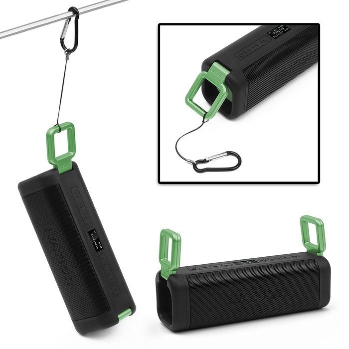 Portable Waterproof Bluetooth Speakers w/ FM Radio & LCD Display, IPX7 Water Resistant & Shockproof - Ultimate... N20