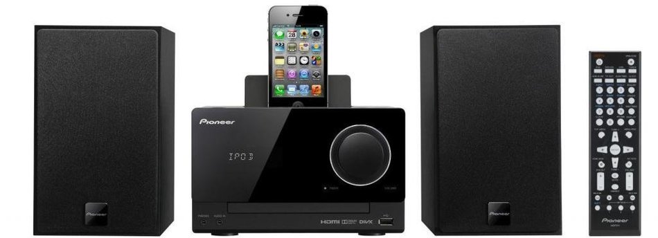 Pioneer 220 Volt DVD & CD System with iPod Dock (NON-USA Compliant)