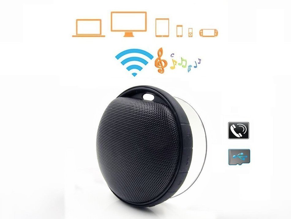 Bluetooth Speaker Loud Stereo Sound,portable, Speakerphone with Mic,Selfie Shutter,Waterproof ,T-Flash Card Mp3... N3