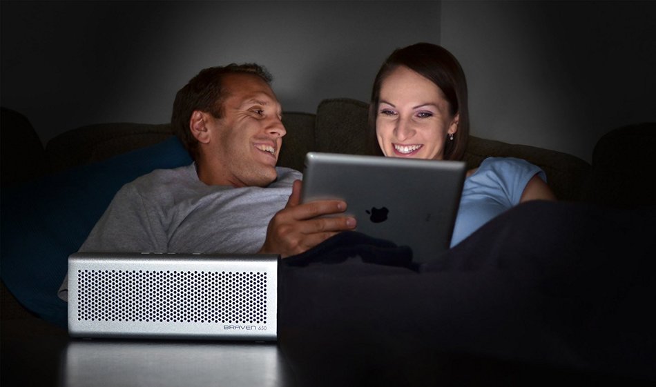 Braven BZ650SBA 650 Wireless Bluetooth Speaker/PowerBank - Retail Packaging - Silver N6