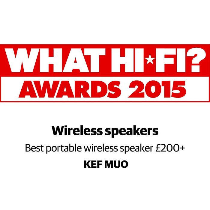 KEF MUO Wireless Bluetooth Speaker - Gunmetal N9