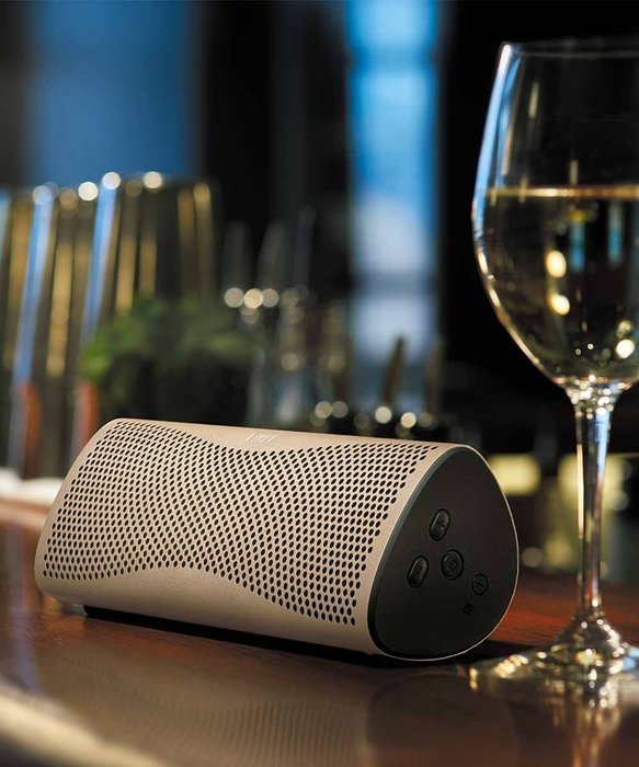 KEF MUO Wireless Bluetooth Speaker - Gunmetal N23