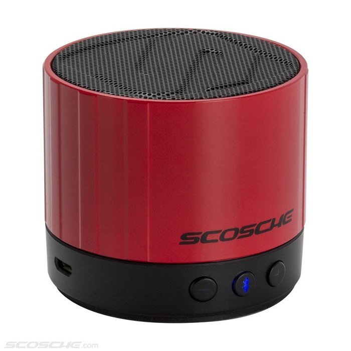 Scosche BTSPK3RD boomSTREAM mini, Red