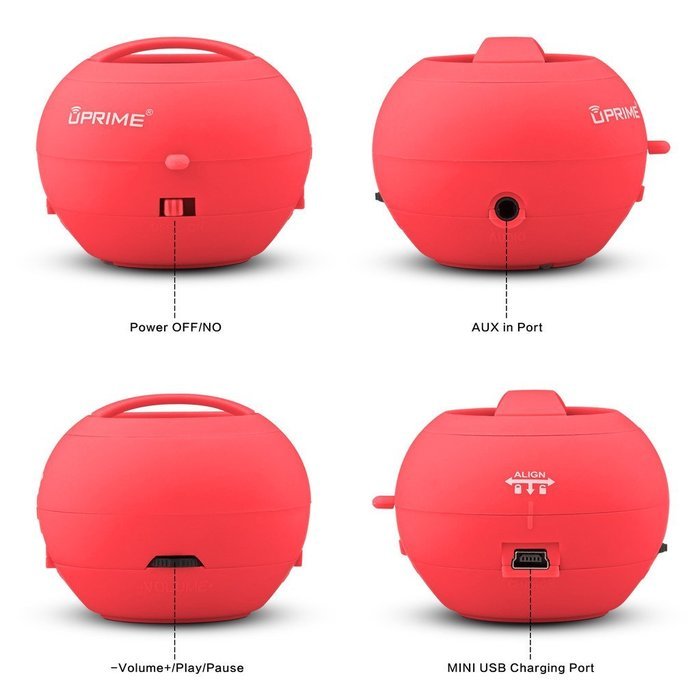 UPRIME POKEBOOM Wireless Stereo Portable Bluetooth Expandable Speaker with Handsfree Speakerphone and 3.5mm Jack... N13