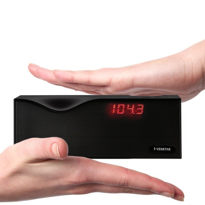 Wireless Speaker, I-Venstar Wireless Bluetooth 3.0 Speaker with LED Display, 6W Acoustic Drivers, 12 Hours Play... N4