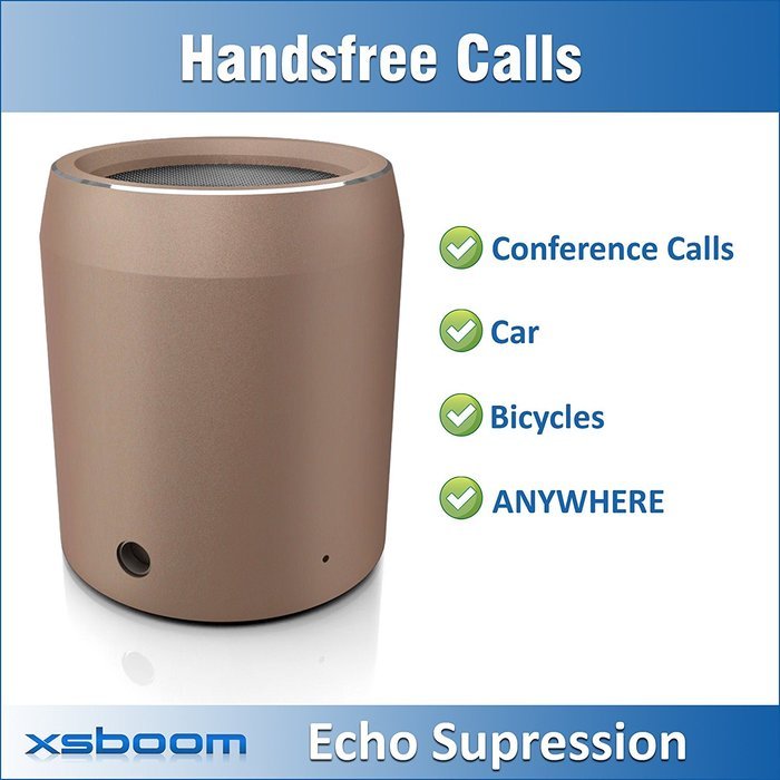 XSBOOM Mini Bluetooth Speaker for Apple iPad iPhone iPod MP3 | Best Small Portable Wireless Speakers with Android... N15