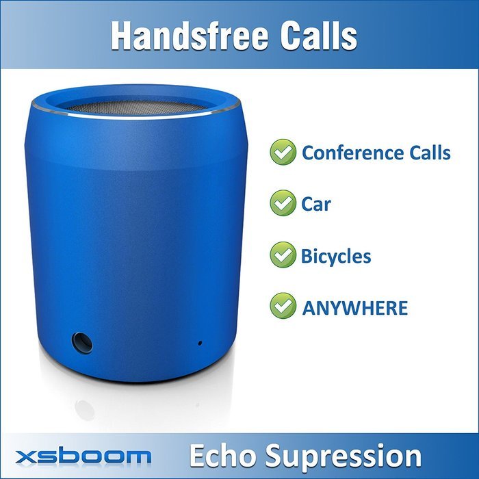 XSBOOM Mini Bluetooth Speaker for Apple iPad iPhone iPod MP3 | Best Small Portable Wireless Speakers with Android... N21