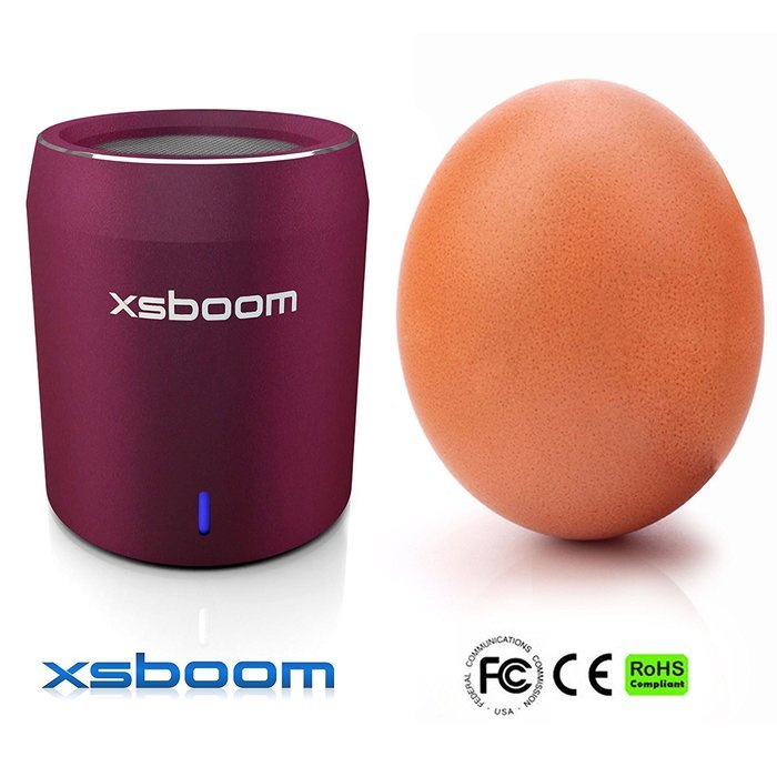 XSBOOM Mini Bluetooth Speaker for Apple iPad iPhone iPod MP3 | Best Small Portable Wireless Speakers with Android... N22