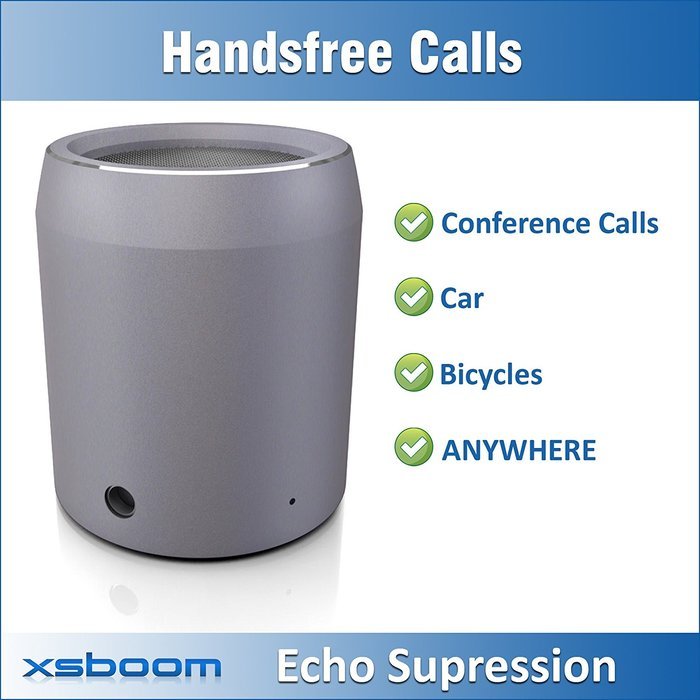 XSBOOM Mini Bluetooth Speaker for Apple iPad iPhone iPod MP3 | Best Small Portable Wireless Speakers with Android... N33