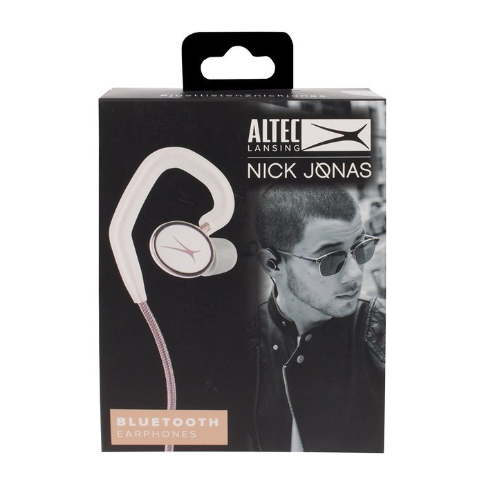 Altec Lansing NJEP-1-RG Nick Jonas Collaboration In-Ear Bluetooth Earphones, Rose Gold N9