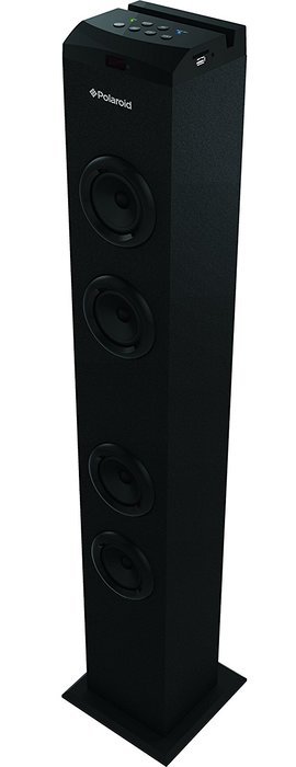 Polaroid Bluetooth Tower Speaker Stereo Sound System with Built in Dock Station & FM Radio