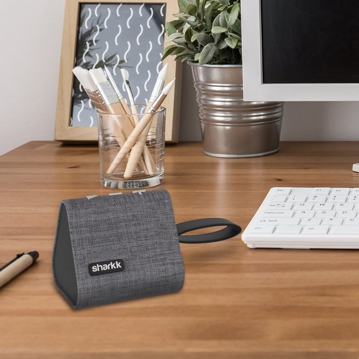 Sharkk Watson Bluetooth Speaker Denim Wireless Speaker with The Latest Bluetooth 4.2 Technology and Built in Mic N8