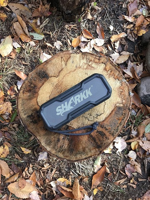 Sharkk COMMANDO Waterproof Bluetooth Speaker IP65 Outdoor Wireless Bluetooth Speakers with 24 Hour+ Battery Life N2