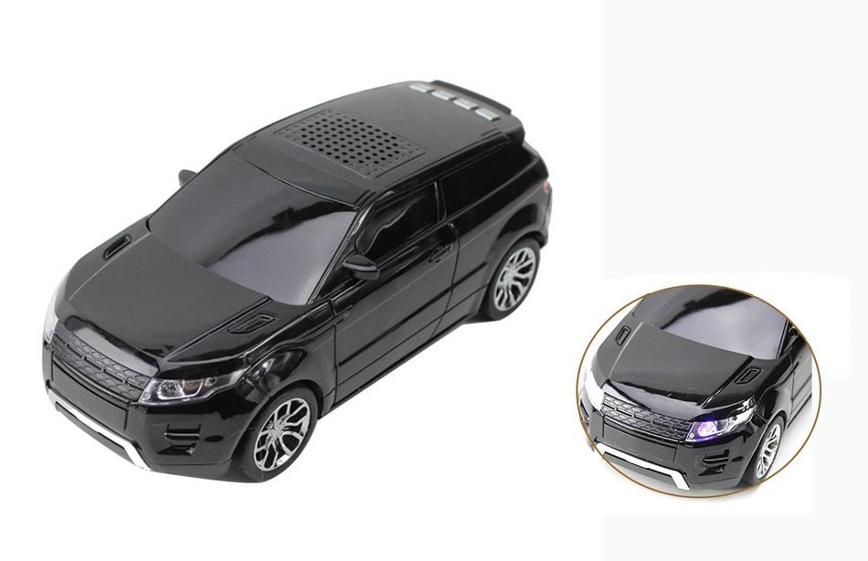 BestFire Creative Portable Car Speaker Land Rover Evoque Shape High Quality Bass Desktop Speaker Lighting with... N2