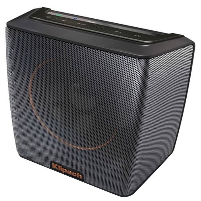Klipsch Groove Portable Bluetooth Speaker - Black (1062378) with Klipsch R6i Headphone w/ iOS Inline Mic & Controls... N2
