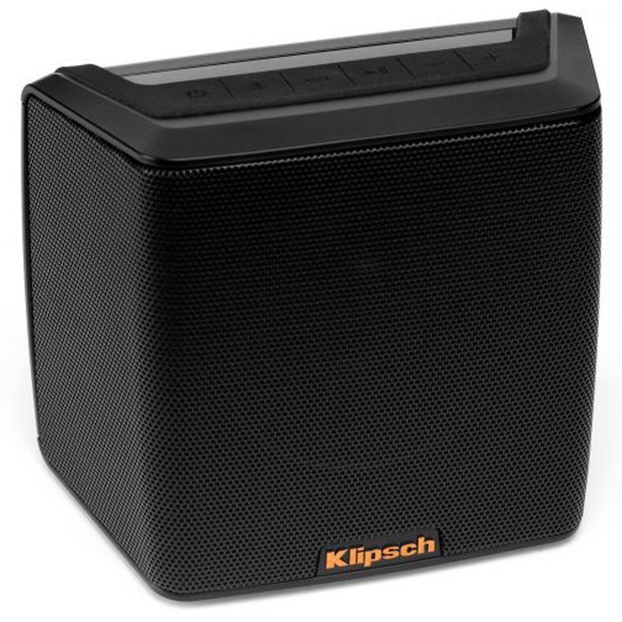 Klipsch Groove Portable Bluetooth Speaker - Black (1062378) with Klipsch R6i Headphone w/ iOS Inline Mic & Controls... N4