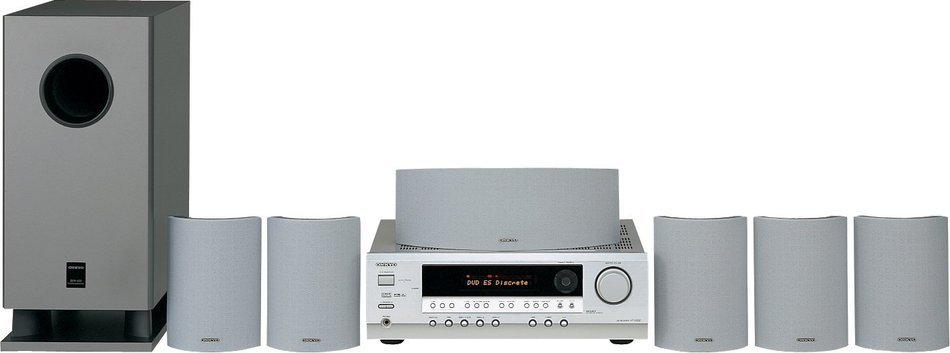 Onkyo HTS680S 6.1 Channel Component Home Theater Audio System (Silver) (Discontinued by Manufacturer)