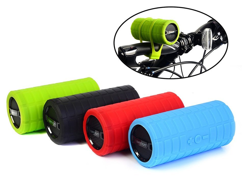 Ivation Bullet Super-Portable Rechargeable Bluetooth Speaker, MP3 Player With MicroSD Card & AUX Inputs - 4 Colored... N2