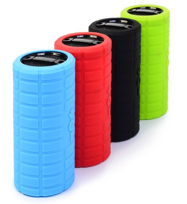 Ivation Bullet Super-Portable Rechargeable Bluetooth Speaker, MP3 Player With MicroSD Card & AUX Inputs - 4 Colored... N9