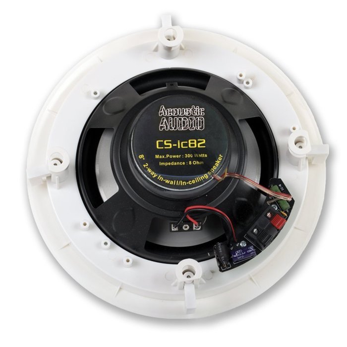 Acoustic Audio CS-IC82-5PR 300 Watt 8" 2-Way Home Theater In-Wall/Ceiling Speakers (5-Pair) N3