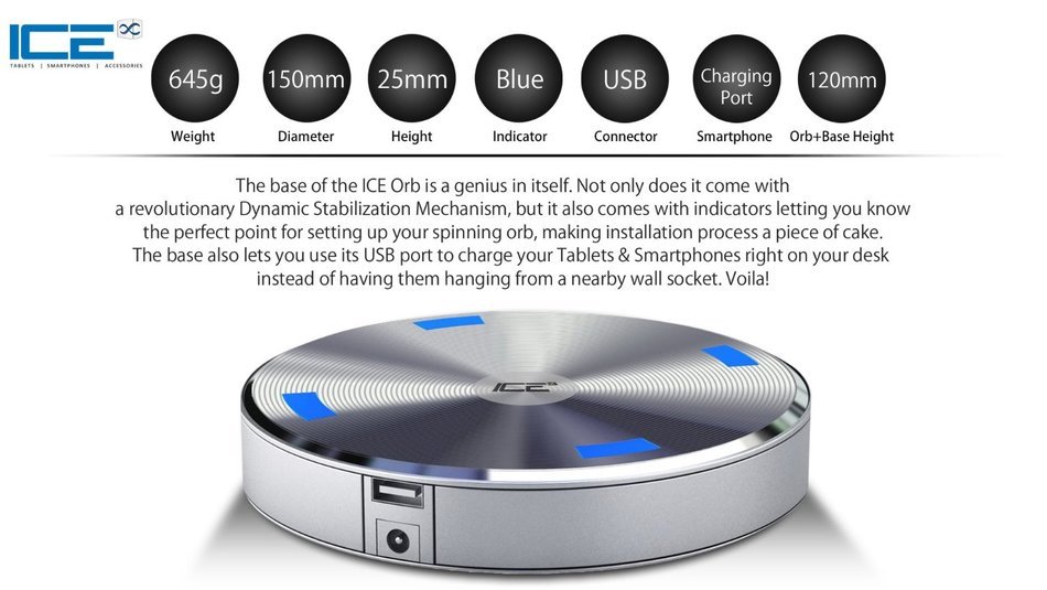 ICE Portable Wireless Floating Bluetooth Speaker N3