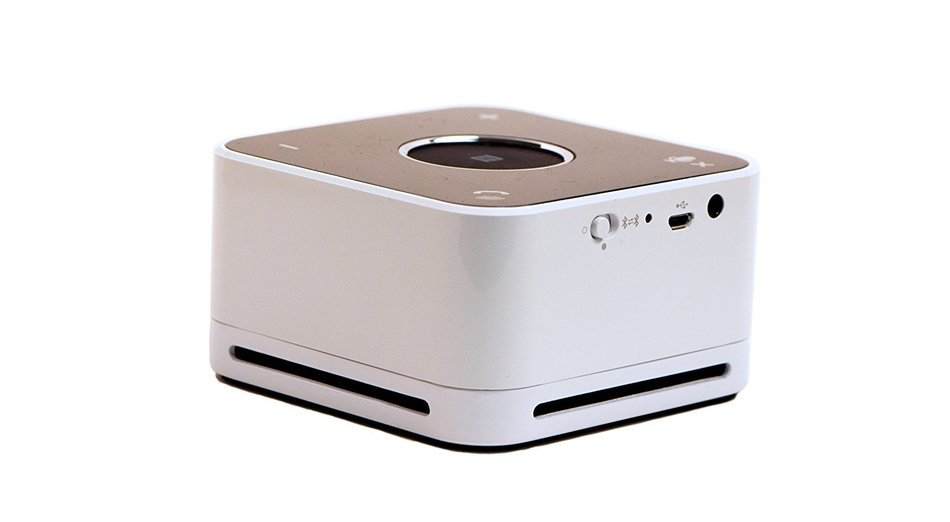 Spracht Conference Mate Portable NFC Enabled Bluetooth Speakerphone, White N2