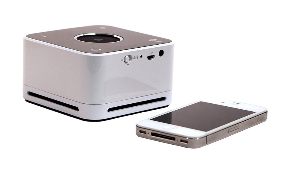 Spracht Conference Mate Portable NFC Enabled Bluetooth Speakerphone, White N3