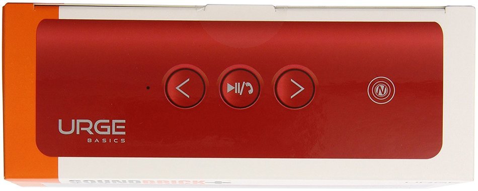 Urge Basics SoundBrick Plus NFC Ultra Portable Wireless Stereo Bluetooth Speakers with Built-In Microphone; Compatible... N9