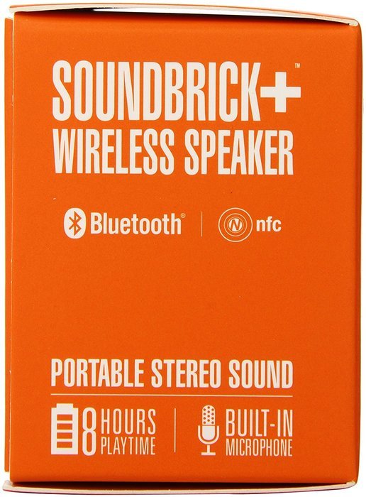 Urge Basics SoundBrick Plus NFC Ultra Portable Wireless Stereo Bluetooth Speakers with Built-In Microphone; Compatible... N18