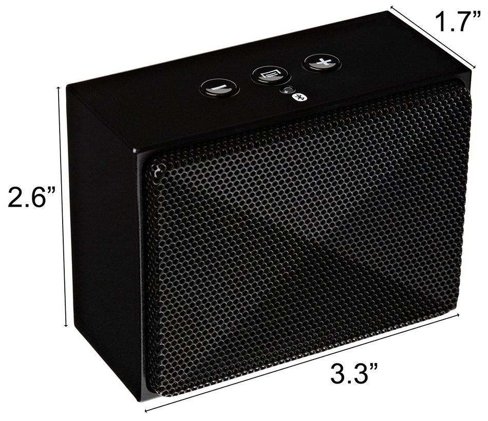 AmazonBasics Mini Bluetooth Speaker - Gray N36