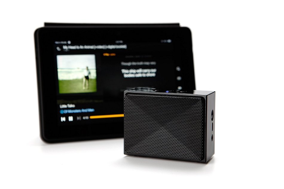 AmazonBasics Mini Bluetooth Speaker - Gray N37