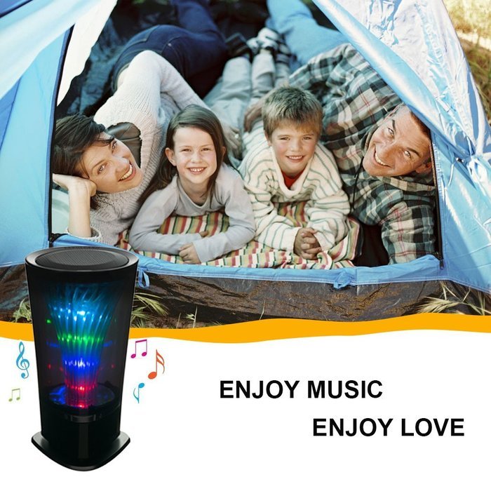 FAVOLCANO Portable Wireless Bluetooth 2.1 Smart Subwoofer Hi-Fi Double Loudspeakers Stereo Speaker with Colorful... N3