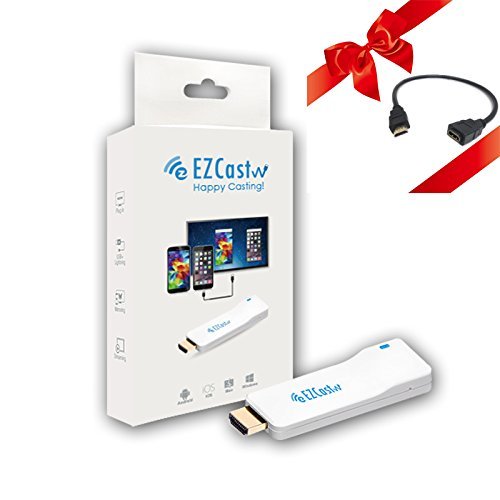 Lemorele EZCast Wire TV Dongle HDMI 1080p Miracast DLNA Airplay WiFi Display Receiver Supports 5G WiFi Compatible...
