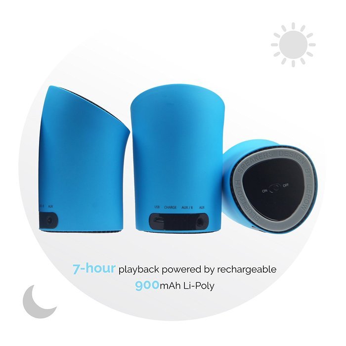 Portable Wireless Speaker - Lepow Modre Portable Wireless Bluetooth Speaker with High Def Sound Connects with... N16