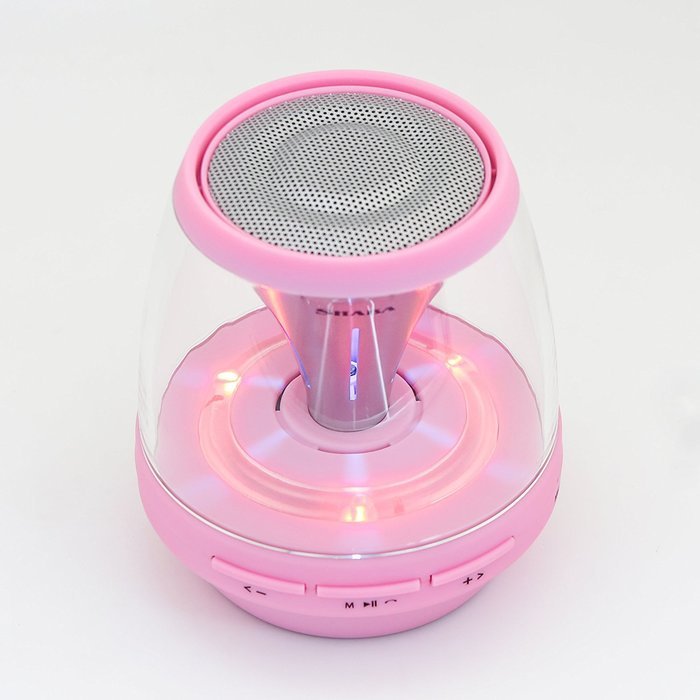 SHABA Original Design Vivid Tube Portable Wireless Bluetooth Speaker with 4 LED Light Modes, Hands-free Calling... N13