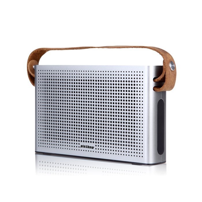 EasySMX Bluetooth 4.0 Portable Wireless Speaker with Leather Strap and 1 Passive Bass Radiator 2 x 2200 mAh Battery... N2