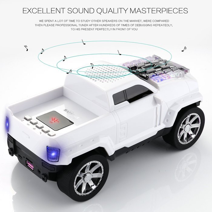 Sumci Bluetooth Speakers Portable Wireless Speakers Work for Iphone Ipad Samsung Player Car Bluetooth Speakers... N2