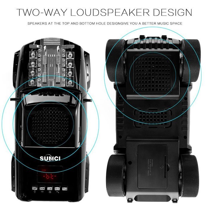 Sumci Bluetooth Speakers Portable Wireless Speakers Work for Iphone Ipad Samsung Player Car Bluetooth Speakers... N12